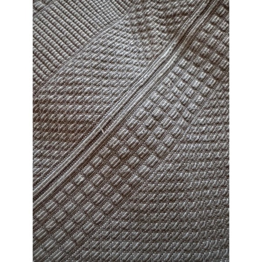 Tory Burch Quilted Chevron Pattern Pencil Skirt M/M Navy Blue Textured Knit - Picture 5 of 7